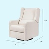 image:imageCarters Arlo Glider Recliner Nursery Chair  Water amp Stain Resistant Glider Rocking Chair for Nursery  GREENGUARD Gold FSC amp CertiPUR US Certified  Cozy Cream Swivel Rocker Recliner Chair  Glider Recliner Nursery Chair w 360 Swivel  GREENGUARD Gold amp FSC Certified Glider Rocking ChairPerformance Cream Linen
