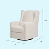 image:imageCarters Arlo Glider Recliner Nursery Chair  Water amp Stain Resistant Glider Rocking Chair for Nursery  GREENGUARD Gold FSC amp CertiPUR US Certified  Cozy Cream Swivel Rocker Recliner Chair  Glider Recliner Nursery Chair w 360 Swivel  GREENGUARD Gold amp FSC Certified Glider Rocking ChairIvory Boucle