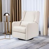 image:imageCarters Arlo Glider Recliner Nursery Chair  Water amp Stain Resistant Glider Rocking Chair for Nursery  GREENGUARD Gold FSC amp CertiPUR US Certified  Cozy Cream Swivel Rocker Recliner Chair  Glider Recliner Nursery Chair w 360 Swivel  GREENGUARD Gold amp FSC Certified Glider Rocking ChairPerformance Cream Linen