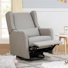 image:imageCarters Arlo Glider Recliner Nursery Chair  Water amp Stain Resistant Glider Rocking Chair for Nursery  GREENGUARD Gold FSC amp CertiPUR US Certified  Cozy Cream Swivel Rocker Recliner Chair  Glider Recliner Nursery Chair w 360 Swivel  GREENGUARD Gold amp FSC Certified Glider Rocking ChairPerformance Grey Linen