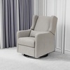 image:imageCarters Arlo Glider Recliner Nursery Chair  Water amp Stain Resistant Glider Rocking Chair for Nursery  GREENGUARD Gold FSC amp CertiPUR US Certified  Cozy Cream Swivel Rocker Recliner Chair  Glider Recliner Nursery Chair w 360 Swivel  GREENGUARD Gold amp FSC Certified Glider Rocking ChairPerformance Grey Linen