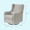 image:imageCarters Arlo Glider Recliner Nursery Chair  Water amp Stain Resistant Glider Rocking Chair for Nursery  GREENGUARD Gold FSC amp CertiPUR US Certified  Cozy Cream Swivel Rocker Recliner Chair  Glider Recliner Nursery Chair w 360 Swivel  GREENGUARD Gold amp FSC Certified Glider Rocking ChairPerformance Grey Linen