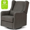 image:imageCarters Arlo Glider Recliner Nursery Chair  Water amp Stain Resistant Glider Rocking Chair for Nursery  GREENGUARD Gold FSC amp CertiPUR US Certified  Cozy Cream Swivel Rocker Recliner Chair  Glider Recliner Nursery Chair w 360 Swivel  GREENGUARD Gold amp FSC Certified Glider Rocking ChairPerformance Charcoal Linen