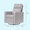 image:imageDaVinci Gabby 360 Swivel Glider Nursery Chair  High Pillowback Glider Rocking Chair  GREENGUARD Gold FSC amp CertiPUR US Certified  Comfy Swivel Chair for Living Room and Nursery Misty Grey  High Pillowback Glider Rocking Chair  GREENGUARD Gold amp FSC Certified  Comfy Swivel Recliner for Living Room amp NurseryMisty Grey