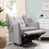 image:imageDavinci Maddox Recliner and Swivel Glider in Misty Grey Greenguard Gold amp CertiPURUS Certified