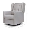 image:imageDavinci Maddox Recliner and Swivel Glider in Misty Grey Greenguard Gold amp CertiPURUS Certified