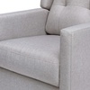 image:imageDavinci Maddox Recliner and Swivel Glider in Misty Grey Greenguard Gold amp CertiPURUS Certified