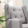 image:imageDavinci Maddox Recliner and Swivel Glider in Misty Grey Greenguard Gold amp CertiPURUS Certified