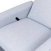 image:imageDavinci Penny Swivel Glider Recliner Performance Cream EcoWeave  Rock Your Baby To Sleep w GREENGUARD Gold Certified Nursery Recliner Chair  Manual 360 Swivel  Water amp Stain ResistantPerformance Chambray Ecotwill