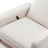 image:imageDavinci Penny Swivel Glider Recliner Performance Cream EcoWeave  Rock Your Baby To Sleep w GREENGUARD Gold Certified Nursery Recliner Chair  Manual 360 Swivel  Water amp Stain ResistantPerformance Cream