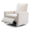 image:imageDavinci Penny Swivel Glider Recliner Performance Cream EcoWeave  Rock Your Baby To Sleep w GREENGUARD Gold Certified Nursery Recliner Chair  Manual 360 Swivel  Water amp Stain ResistantPerformance Cream