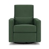 image:imageDavinci Piper Swivel Glider Recliner Chair Pine Green  GREENGUARD CertiPURUS Certified  Ultra Comfy Upholstered Glider Recliner Nursery Chair Manual 360 Recline amp Swivel GlidePine Green