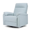 image:imageDavinci Suzy Recliner Glider w 360 Swivel Manual Cozy Cream Boucle  GREENGUARD Gold amp CertiPURUS Certified  Ultra Cozy Recliner Chair for Nursery amp Living Room  Manual ReclinerHeathered Blue