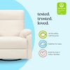 image:imageDavinci Suzy Recliner Glider w 360 Swivel Manual Cozy Cream Boucle  GREENGUARD Gold amp CertiPURUS Certified  Ultra Cozy Recliner Chair for Nursery amp Living Room  Manual ReclinerCozy Cream Boucle