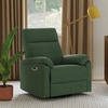 image:imageDavinci Suzy Recliner Glider w 360 Swivel Manual Cozy Cream Boucle  GREENGUARD Gold amp CertiPURUS Certified  Ultra Cozy Recliner Chair for Nursery amp Living Room  Manual ReclinerPine Green