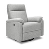 image:imageDavinci Suzy Recliner Glider w 360 Swivel Manual Cozy Cream Boucle  GREENGUARD Gold amp CertiPURUS Certified  Ultra Cozy Recliner Chair for Nursery amp Living Room  Manual ReclinerFrost Grey