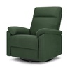image:imageDavinci Suzy Recliner Glider w 360 Swivel Manual Cozy Cream Boucle  GREENGUARD Gold amp CertiPURUS Certified  Ultra Cozy Recliner Chair for Nursery amp Living Room  Manual ReclinerPine Green
