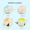 image:imageDavinci Suzy Recliner Glider w 360 Swivel Manual Cozy Cream Boucle  GREENGUARD Gold amp CertiPURUS Certified  Ultra Cozy Recliner Chair for Nursery amp Living Room  Manual ReclinerVanilla