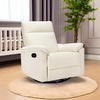 image:imageDavinci Suzy Recliner Glider w 360 Swivel Manual Pine Green  GREENGUARD Gold amp CertiPURUS Certified  Ultra Cozy Recliner Chair for Nursery amp Living Room  Manual ReclinerVanilla