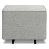 image:imageDavinci Universal Gliding Ottoman in Performance Cream Linen Greenguard Gold amp CertiPURUS CertifiedFrost Grey