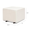 image:imageDavinci Universal Gliding Ottoman in Performance Cream Linen Greenguard Gold amp CertiPURUS CertifiedPerformance Cream Linen