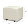 image:imageDavinci Universal Gliding Ottoman in Performance Cream Linen Greenguard Gold amp CertiPURUS CertifiedVanilla