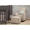 image:imagedaVinci Olive 360 Swivel Glider Chair w Storage Ottoman  Water amp Stain Resistant Rocking Glider  GREENGUARD Gold amp FSC Certified Versatile Rocking Chair for Nursery amp Living Room Polyester CreamCream