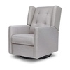 image:imageDavinci Maddox Recliner and Swivel Glider in Misty Grey Greenguard Gold amp CertiPURUS Certified