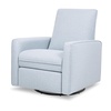 image:imageDavinci Penny Swivel Glider Recliner Performance Cream EcoWeave  Rock Your Baby To Sleep w GREENGUARD Gold Certified Nursery Recliner Chair  Manual 360 Swivel  Water amp Stain ResistantPerformance Chambray Ecotwill