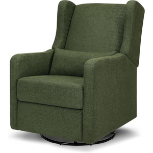 image:imageCarters Arlo Glider Recliner Nursery Chair  Water amp Stain Resistant Glider Rocking Chair for Nursery  GREENGUARD Gold FSC amp CertiPUR US Certified  Cozy Cream Swivel Rocker Recliner Chair  Glider Recliner Nursery Chair w 360 Swivel  GREENGUARD Gold amp FSC Certified Glider Rocking ChairPerformance Forest Green Linen