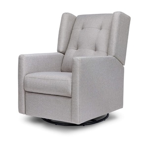 image:imageDavinci Maddox Recliner and Swivel Glider in Misty Grey Greenguard Gold amp CertiPURUS Certified