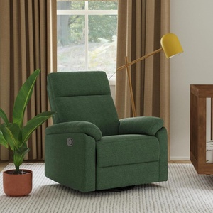 image:imageDavinci Suzy Recliner Glider w 360 Swivel Manual Cozy Cream Boucle  GREENGUARD Gold amp CertiPURUS Certified  Ultra Cozy Recliner Chair for Nursery amp Living Room  Manual ReclinerPine Green