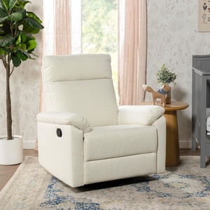 image:imageDavinci Suzy Recliner Glider w 360 Swivel Manual Cozy Cream Boucle  GREENGUARD Gold amp CertiPURUS Certified  Ultra Cozy Recliner Chair for Nursery amp Living Room  Manual ReclinerVanilla