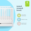image:imageCarters by DaVinci Colby 4in1 Convertible Crib with Trundle Drawer in White Greenguard Gold Certified Undercrib Storage