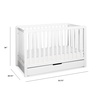 image:imageCarters by DaVinci Colby 4in1 Convertible Crib with Trundle Drawer in White Greenguard Gold Certified Undercrib Storage