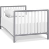 image:imageCarters by DaVinci Colby 4in1 Convertible Mini Crib with Trundle Drawer in White Greenguard Gold Certified Undercrib StorageGray and White