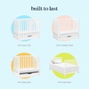 image:imageCarters by DaVinci Colby 4in1 Convertible Mini Crib with Trundle Drawer in White Greenguard Gold Certified Undercrib StorageWhite