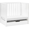 image:imageCarters by DaVinci Colby 4in1 Convertible Mini Crib with Trundle Drawer in White Greenguard Gold Certified Undercrib StorageWhite
