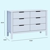 image:imageCarters by Davinci Colby 6Drawer Double Dresser in Powder Blue GREENGUARD Gold CertifiedPowder Blue