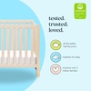 image:imageCarters by Davinci Colby LowProfile 4in1 Baby Crib Walnut  GREENGUARD Certified Crib Convertible to Toddler Bed Daybed amp FullSize Bed 4 Adjustable Mattress Heights Easy to AssembleWashed Natural