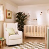 image:imageCarters by Davinci Colby LowProfile 4in1 Baby Crib Walnut  GREENGUARD Certified Crib Convertible to Toddler Bed Daybed amp FullSize Bed 4 Adjustable Mattress Heights Easy to AssembleWashed Natural