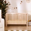 image:imageCarters by Davinci Colby LowProfile 4in1 Baby Crib Walnut  GREENGUARD Certified Crib Convertible to Toddler Bed Daybed amp FullSize Bed 4 Adjustable Mattress Heights Easy to AssembleWashed Natural