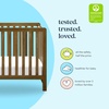 image:imageCarters by Davinci Colby LowProfile 4in1 Baby Crib Walnut  GREENGUARD Certified Crib Convertible to Toddler Bed Daybed amp FullSize Bed 4 Adjustable Mattress Heights Easy to AssembleWalnut