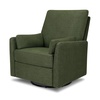 image:imageCarters by Davinci Ethan Swivel Recliner  Performance Cream Linen  GREENGUARD Gold CertiPURUS Certified Glider w 360 Swivel  Spacious Seating for Extra Comfort  Water amp Stain ResistantForest Green Linen