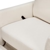 image:imageCarters by Davinci Ethan Swivel Recliner  Performance Cream Linen  GREENGUARD Gold CertiPURUS Certified Glider w 360 Swivel  Spacious Seating for Extra Comfort  Water amp Stain ResistantPerformance Cream