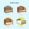 image:imageCarters by Davinci Nolan 4in1 Convertible Crib in Light Sage Greenguard Gold CertifiedChestnut
