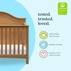 image:imageCarters by Davinci Nolan 4in1 Convertible Crib in Light Sage Greenguard Gold CertifiedChestnut