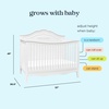 image:imageDaVinci Fiona 4in1 Convertible Crib in White Greenguard Gold CertifiedWhite