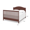 image:imageDaVinci Hidden Hardware TwinFullSize Bed Conversion Kit M5789 in ChestnutCrimson