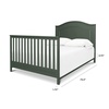 image:imageDaVinci Hidden Hardware TwinFullSize Bed Conversion Kit M5789 in ChestnutForest Green